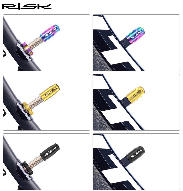 Titanium Alloy Bike Valve Cap for French & American Valves