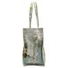 Acne Studios Embossed Logo Design Cotton Tote Bag Women tote bags White Green C10245-AET