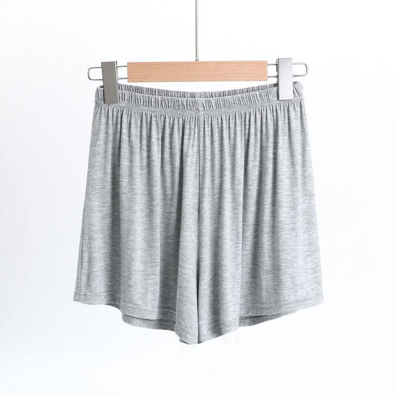 

Modal Pajama Pants Women s Summer High Waist Loose Culotte Fifth Pants Thin Wide-Leg Pants Outwear Oversized Casual Shorts Light gray 2XL (recommended 70.00 kg-80.00 kg