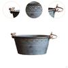 Decorative Tin Pails Metal Planter Garden Decoration Plant Pot Storage Bucket for Bedroom