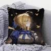 Saber Artoria Pendragon Fate Grand Order FGO  Home Sofa Cushion Covers and Aecorative Custom Pillow Covers