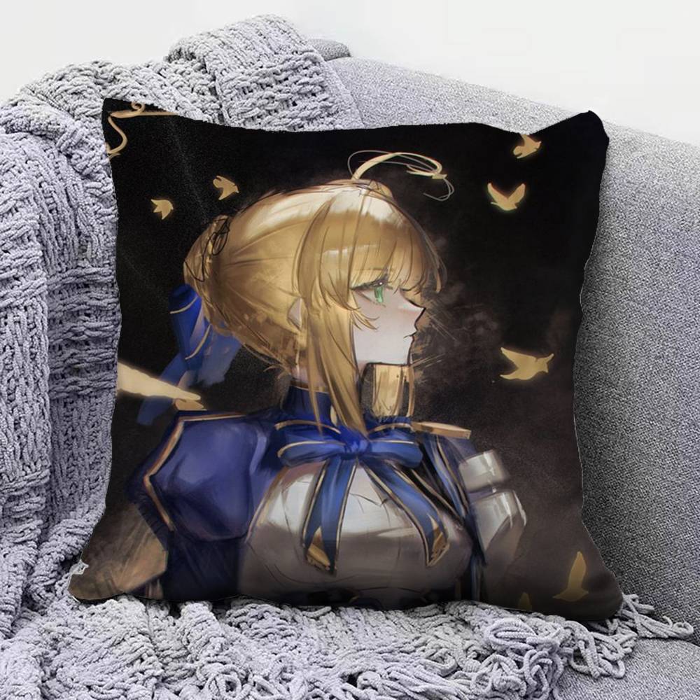 Saber Artoria Pendragon Fate Grand Order FGO  Home Sofa Cushion Covers and Aecorative Custom Pillow Covers