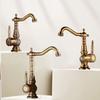 faucet  Antique all copper carved kitchen sink faucet, basin hot and cold faucet  bathroom accessories kitchen bathroom faucets