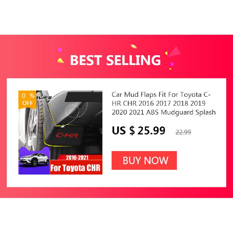 Car Mud Flaps Fit For Toyota C-HR CHR 2016 2017 2018 2019 2020 2021 2022 2023 ABS Mudguard Splash Guard Fender Accessories