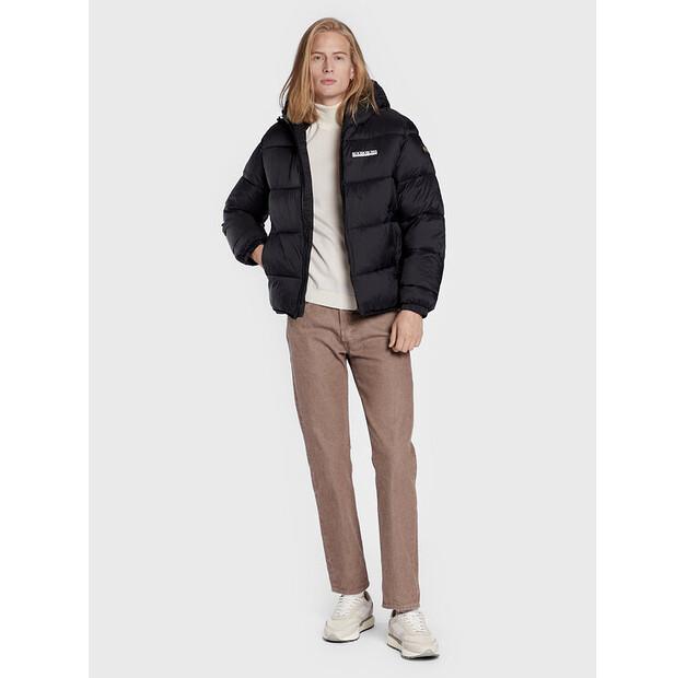 Winter Jacket Napapijri Suomi NP0A4GJE Black Regular Fit