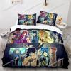 3D Printed Fairy Tail Natsu Bedding Set Duvet Cover Bedroom Comforter Single Twin King Size Quilt Cover Home Textile