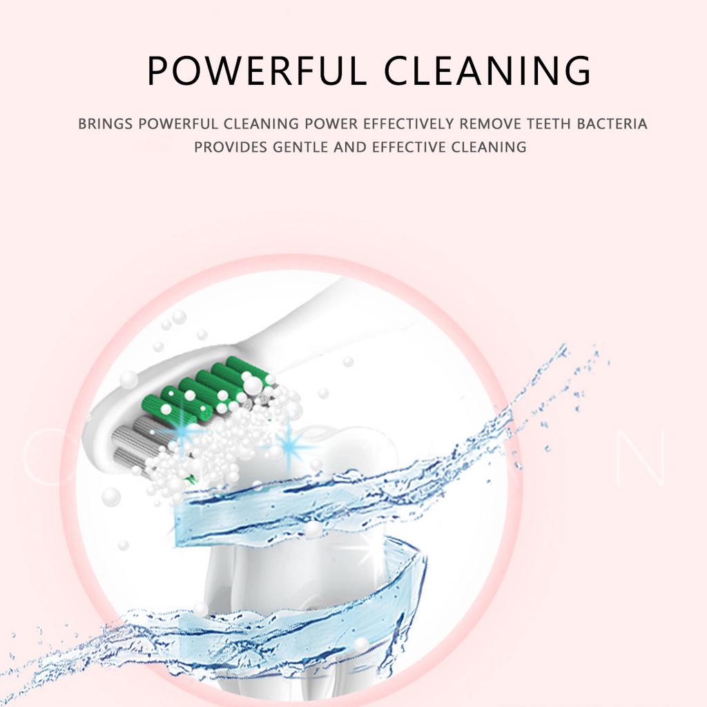 4 Stück elektrische Zahnbürstenköpfe Ersatzbürstenköpfe für elektrische Zahnbürste