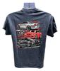 Ford Mustang New Edge Heather Navy T-Shirt (Licensed) Unisex T-Shirt