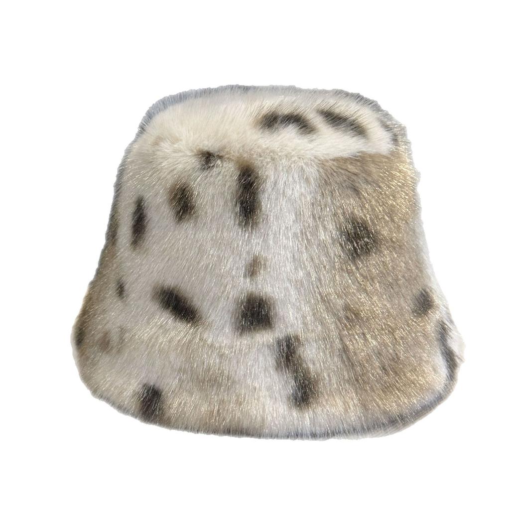 Thick Plush Fisherman Hat for Women in Autumn and Winter Hot Girl Style Warm and Face Friendly Small Basin Hat Cold Proof Bucket Hat