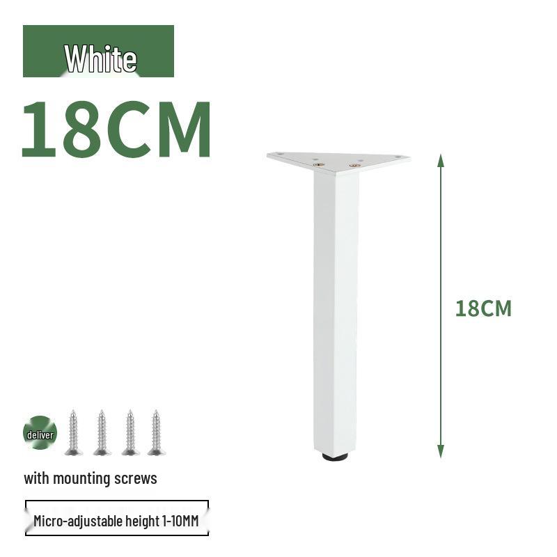 Adjustable Gold/Black Furniture Legs: Aluminum Alloy Support Feet for Bathroom Cabinets and Sofas