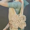 HANDICRAFT BLOOM BAG_WHITE