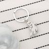 Cute Cartoon Ghost Stainless Steel Keychain Halloween Style Fashion Couple Pendant Practical Backpack Gift