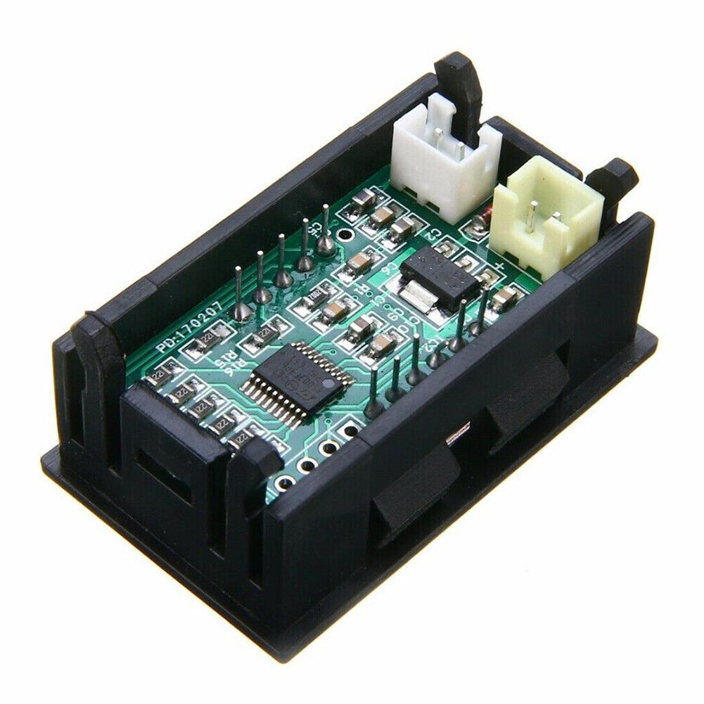 DC 12V LED Digitales Thermometer Temperaturfühler Panelmeter 50~110°C Detektor mit Temperatursonde zur Überwachung der Autotemperatur