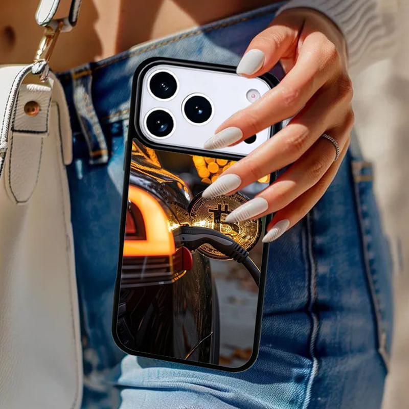 BTC Bitcoin Phone Case For iPhone 17 Air 14 15 13 12 Max Cover For Apple 14 15 16 16e 11 Pro Max Plus Coque