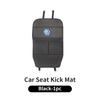 Leather Car Universal Full-Coverage Kick Pad Storage Pouch Auto Accessories For VW Scirocco Jetta Passat Tiguan Sharan Touran