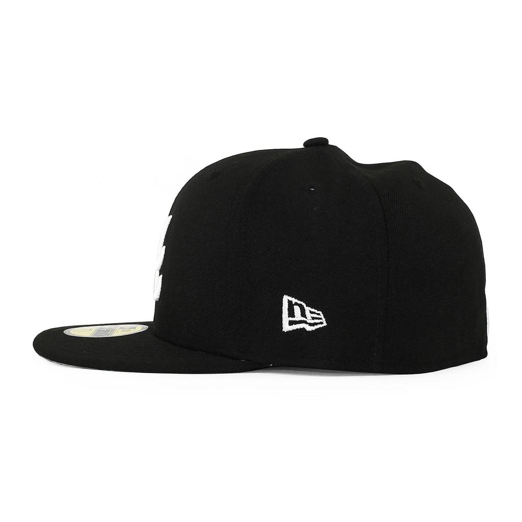 [New Era] 59FIFTY Atlanta Braves [MLB TEAM-BASIC FITTED CAP] ATLANTA BRAVES 5950 Hat Black (7 (approx. 55.8cm)) [Used]