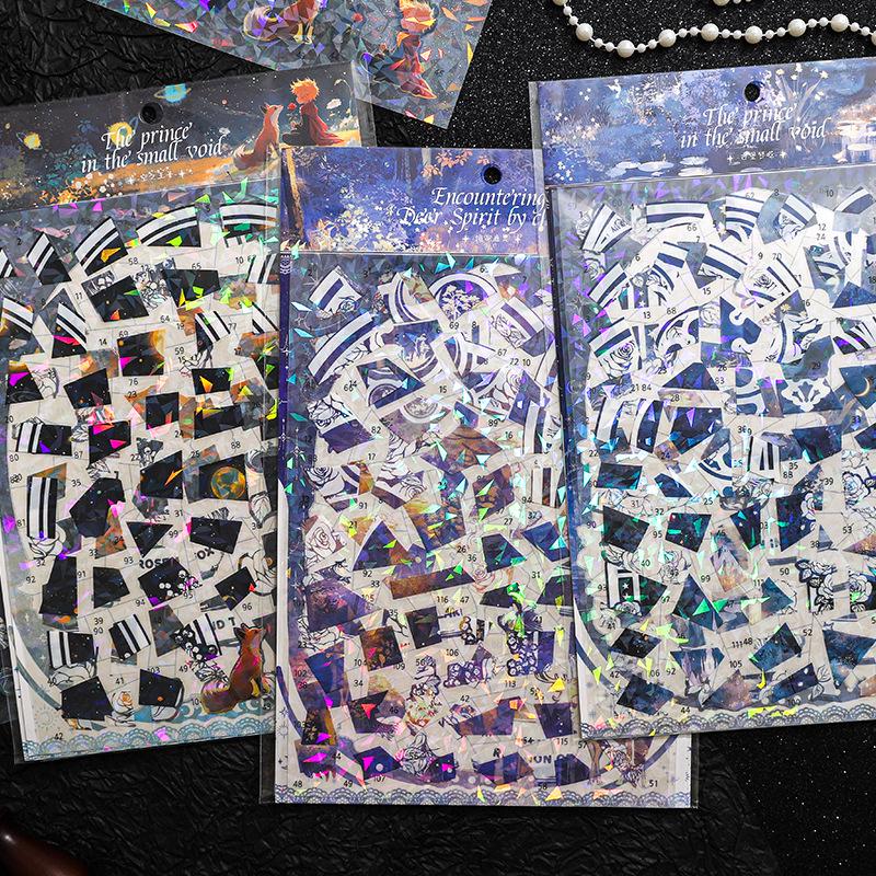 Dream Memory Series: Classical Shell Light Collage Stickers - 3 Styles