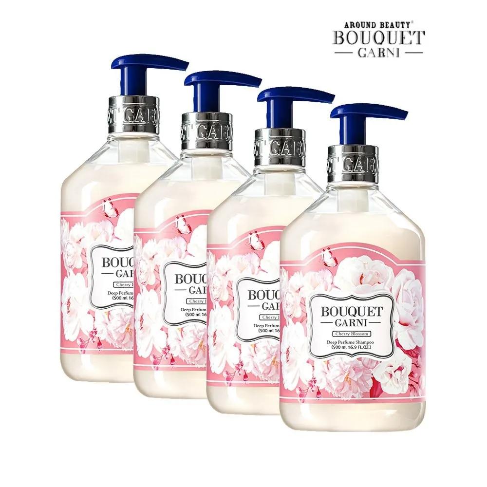 Bouquet Garni Deep Perfume Shampoo Cherry Blossom Scent 500ml x4
