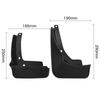 AU05 -4 Pezzi Paraspruzzi Auto per ID.3 ID3 Paraspruzzi Parafango Paraspruzzi Paraspruzzi