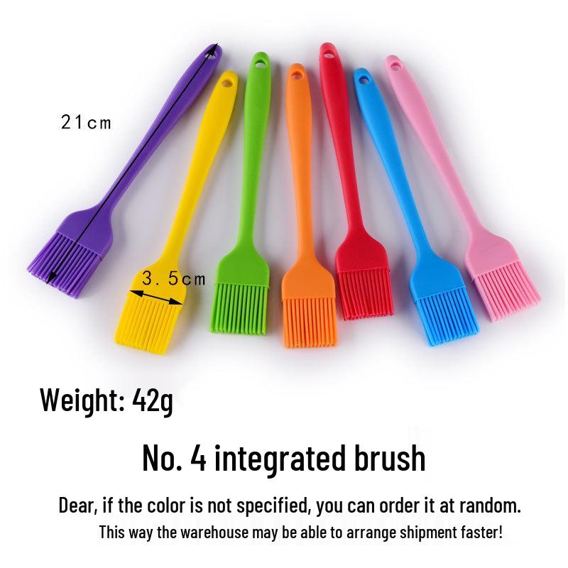All-In-One Semi-Transparent Silicone BBQ & Baking Brush Tool