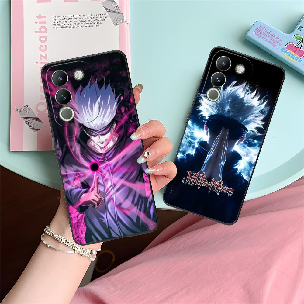 Jujutsu Kaisen Satoru Gojo Phone Case for VIVO V60 V50 V40 V30 V29 V27 V25 V23 Pro Lite 5G Colorful Printing Cover Cover Pretty