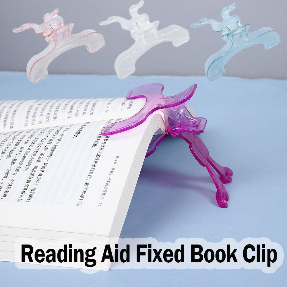 Easy To Read Reading Bookmark Holder Anti Page Turning Holder  for Stationery School Supplies