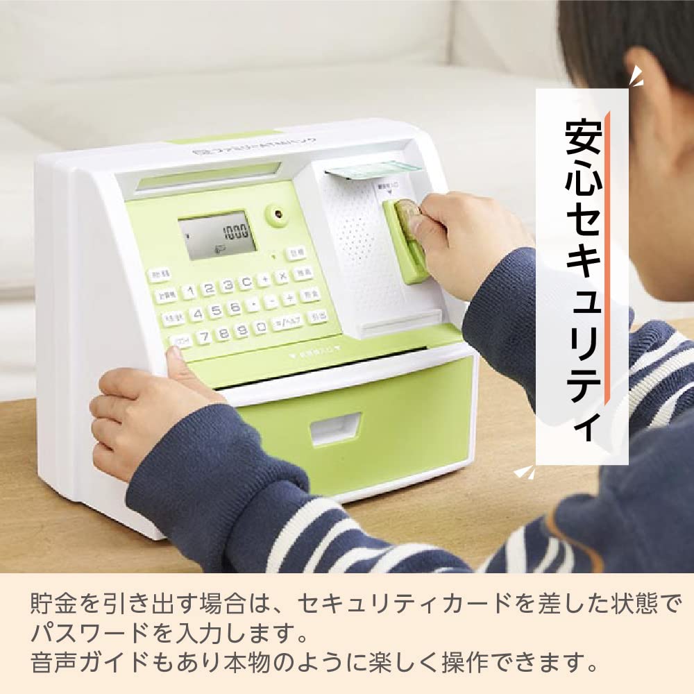 LITHON Family ATM Bank with Extended Learn about interest rates and compound interest while you Supervised by a financial Includes a money Set goals