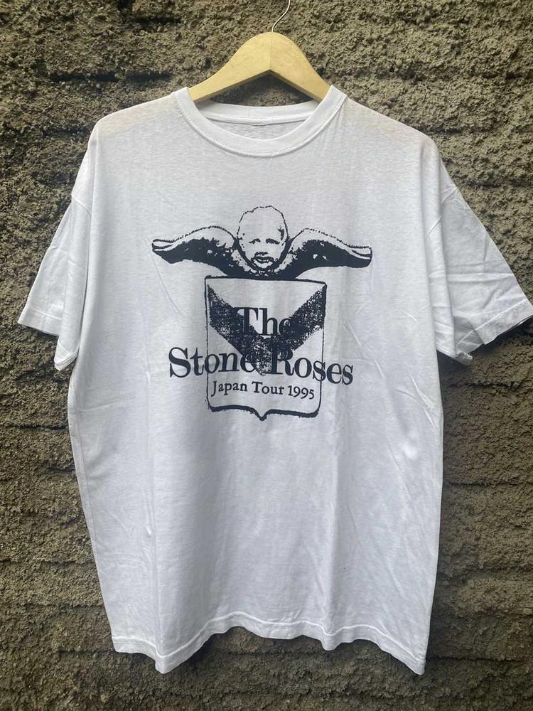 The Stone Roses Тур Группа Альбом Унисекс Футболка Хлопковая Футболка Все Размеры Унисекс Футболка XXXL