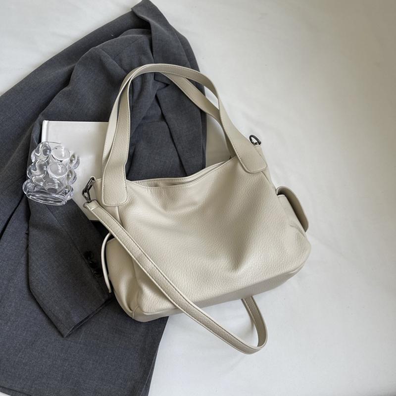 Y2K Daily Commuting Large Capacity Tote Hand Bags Soft Pu Leather Shoulder Bags for Women Quality Crossbody Bags AVE