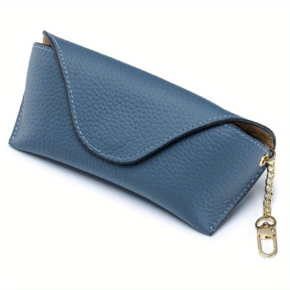 Genuine Leather Reading Glasses Bag Case for Man Women Cowhide Sunglasses Storage Holder Pouch Eyeglasses Box Eyewear Protector