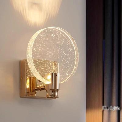 Luxuriöse Kristallblasen-Wandleuchte für Schlafzimmer, Flur oder Wohnzimmer