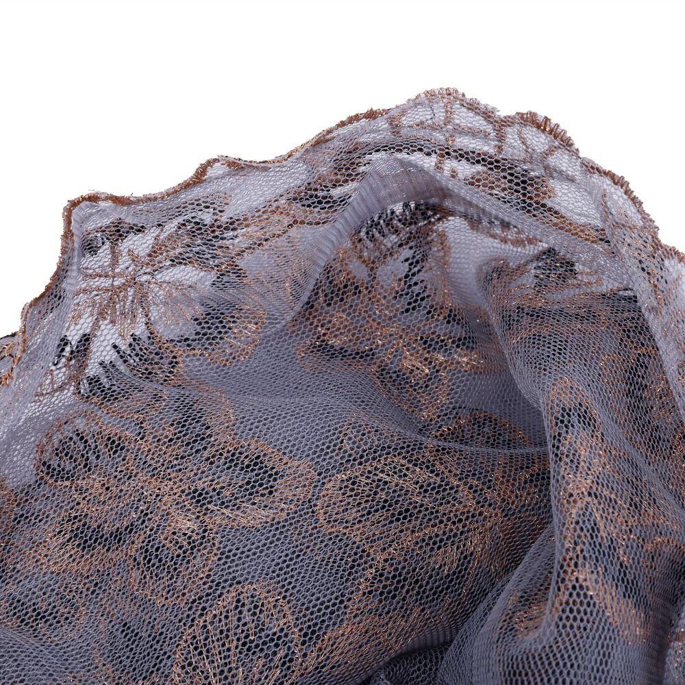 Lace Texture Embroidered Hair Cap Floral Pattern Fashion Headpiece Daily Hair Covering Daily Wear