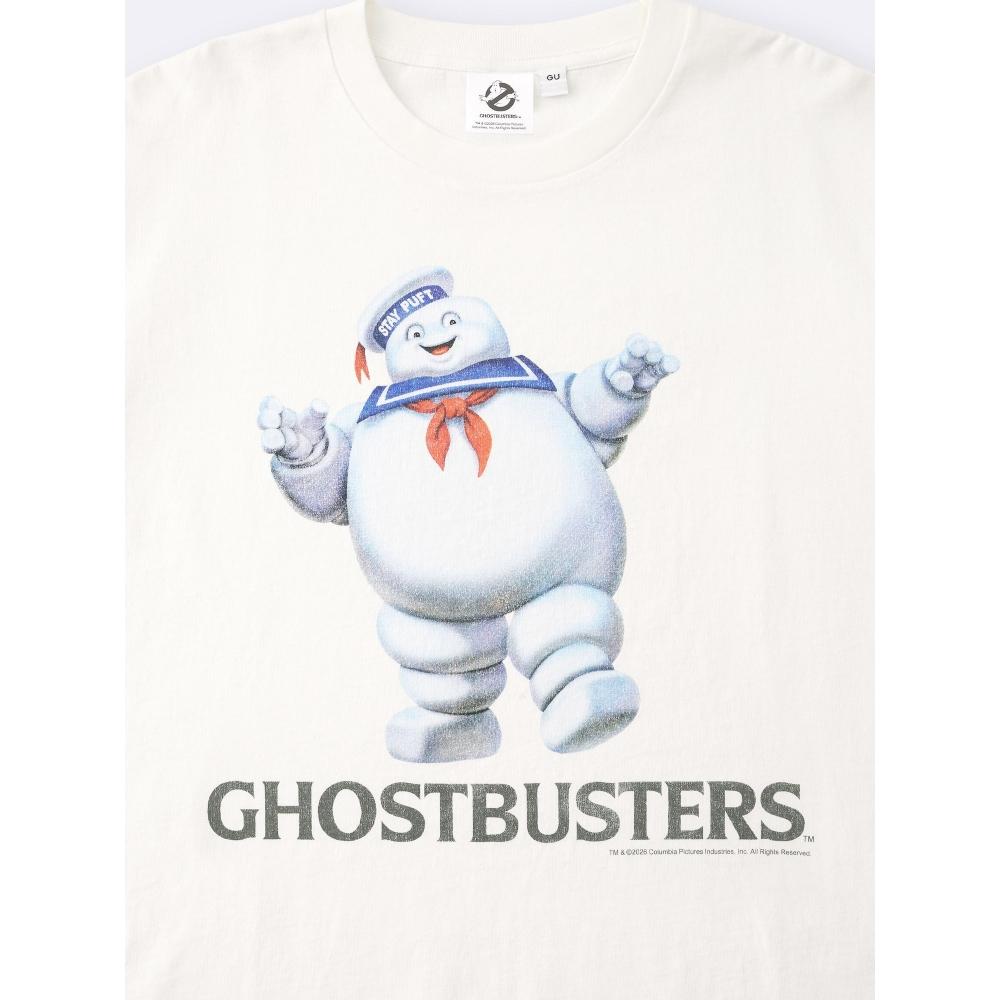 Gu By Uniqlo Washed Graphic T ghosTbusTers