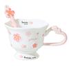 High Looking Cherry Blossom Goblet Souvenir Ceramic Girl Office Drinking Water Cup Breakfast Cup Elegant Cup