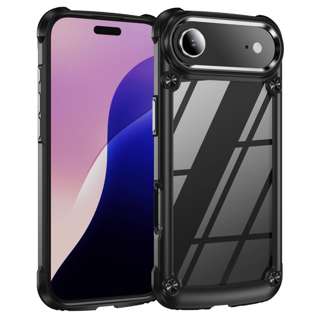 Für iPhone Air Case Anti-Drop Legierung Linsenrahmen PC + TPU Handyhülle