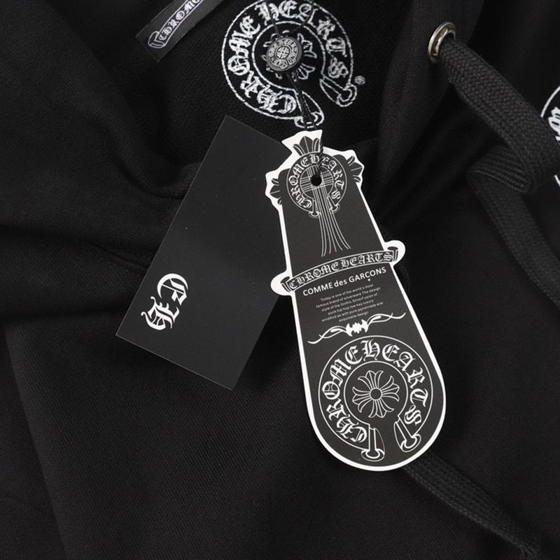 849 CHROME HEARTS Otoño e Invierno 2025 Nuevo Sudadera con Capucha con Logo de Estilo Clásico Talla Grande, Adecuado para que lo usen Parejas