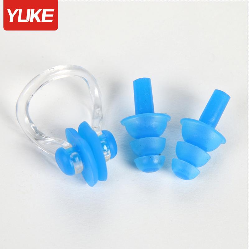 Men s & Children s Waterproof Silicone Swimming Earplugs with Anti-Slip Nose Clip