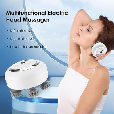 Massageador de cabeça com múltiplas garras, relaxamento elétrico, ombro, perna, braço, pescoço, tecido profundo, cabeça, couro cabeludo, vibrador de amassar