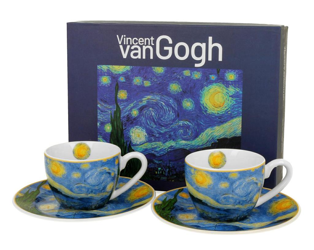 Zestaw 2 Filiżanek Espresso Van Gogh