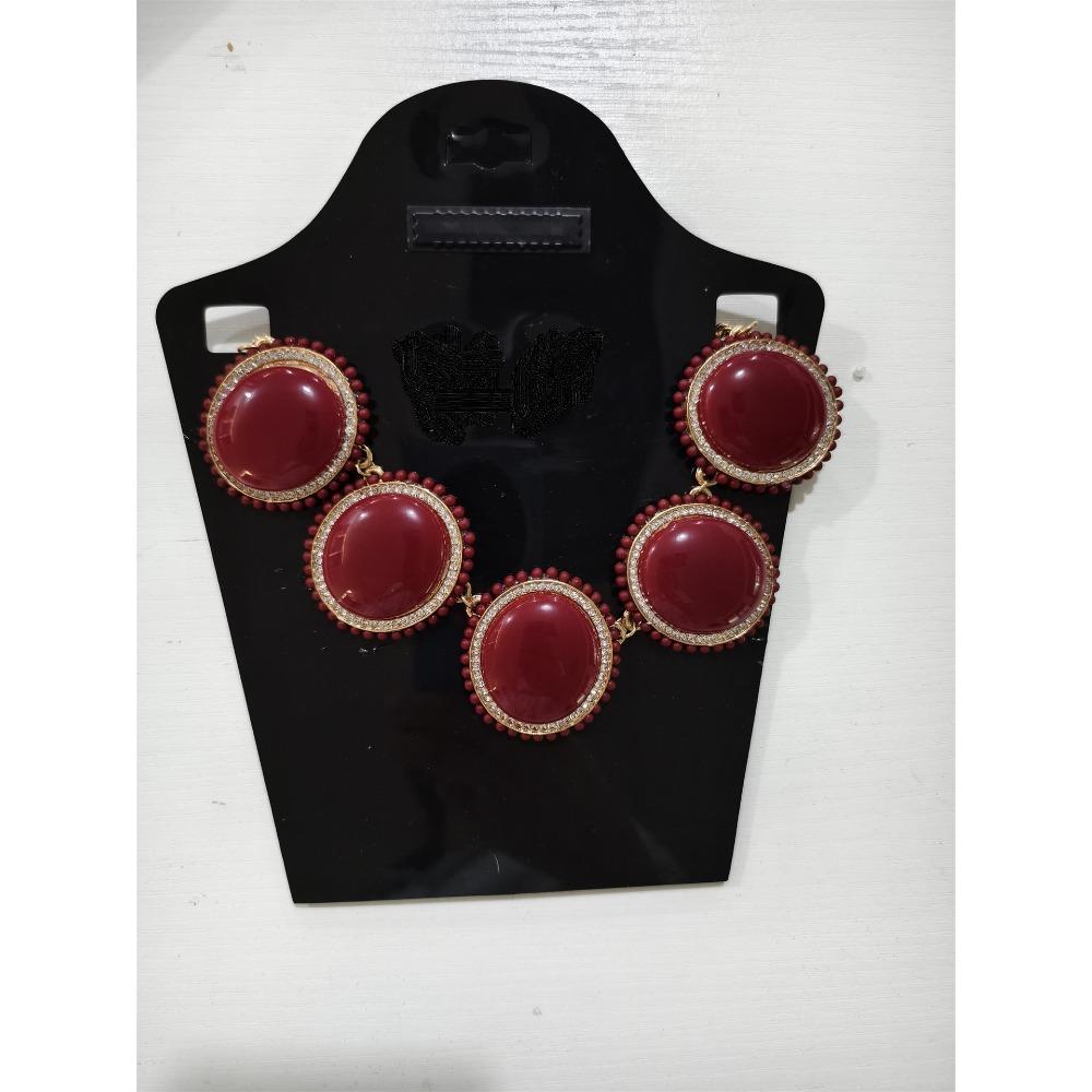 Heavy Metal Jewelry Set Temperament Geometric Ring Glossy Collar Exaggerated Irregular Bracelet Ring