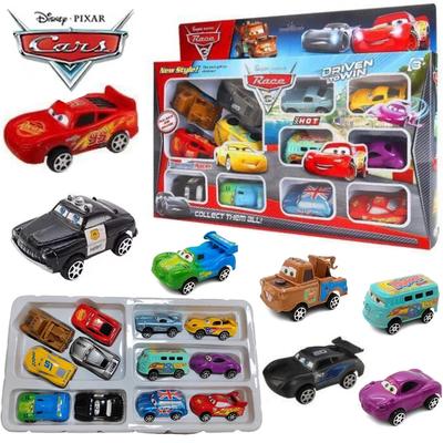 12 ΤΕΜΑΧΙΑ Pixar Αυτοκίνητα 3 McQueen Αυτοκίνητο με Ελατήριο Μινιατούρα Lightning McQueen Jackson Storm Πλαστικό Παιχνίδι Ιδανικό Για Παιδιά Κουτιά Δώρων Γενεθλίων