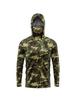 Fishing Hoodie Shirts with Mask Fishing Clothing Men's Long Sleeve Hiking Sportswear T-shirts