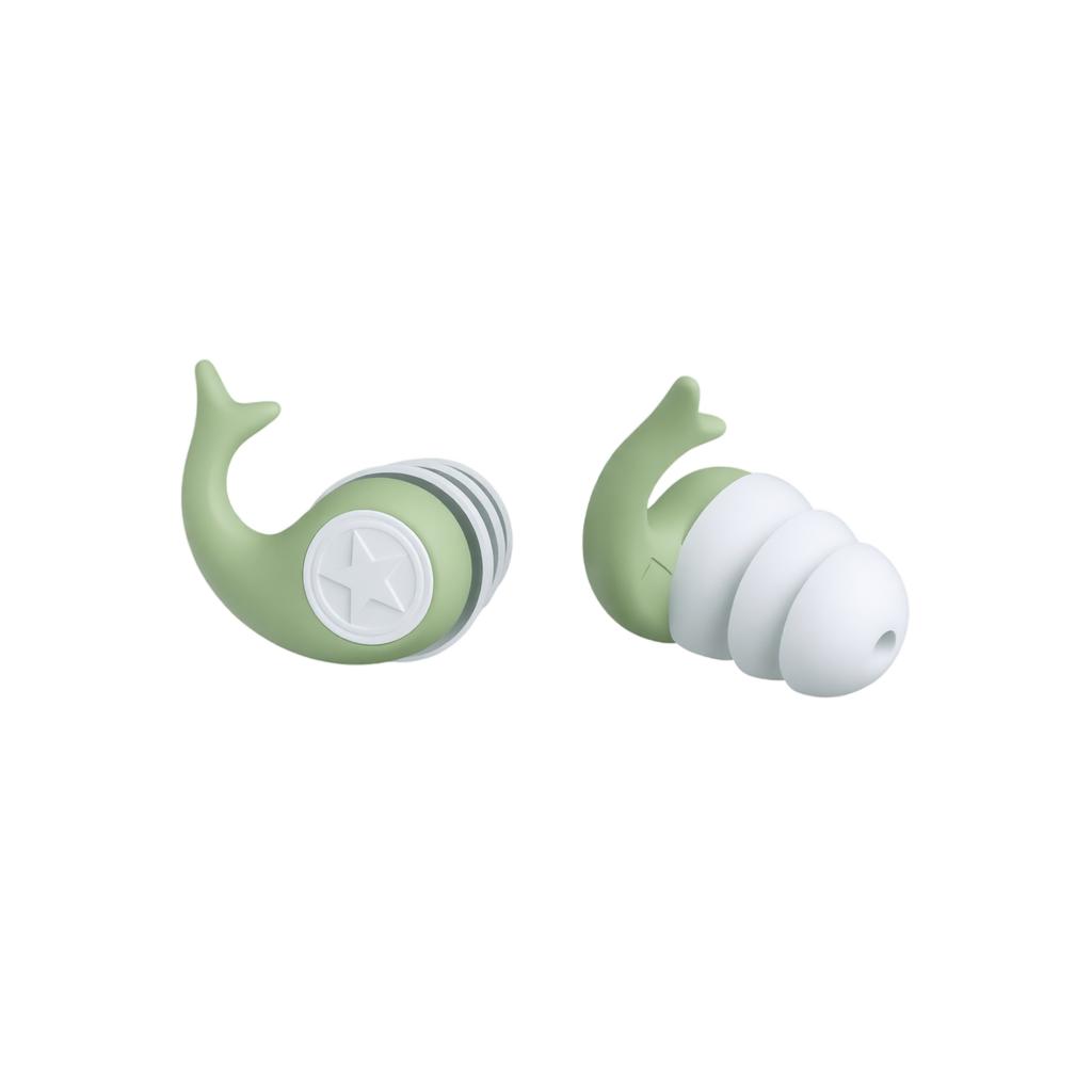 Reusable Silicone Swimming Ear Plugs, Ear Protectors for Pool and Shower