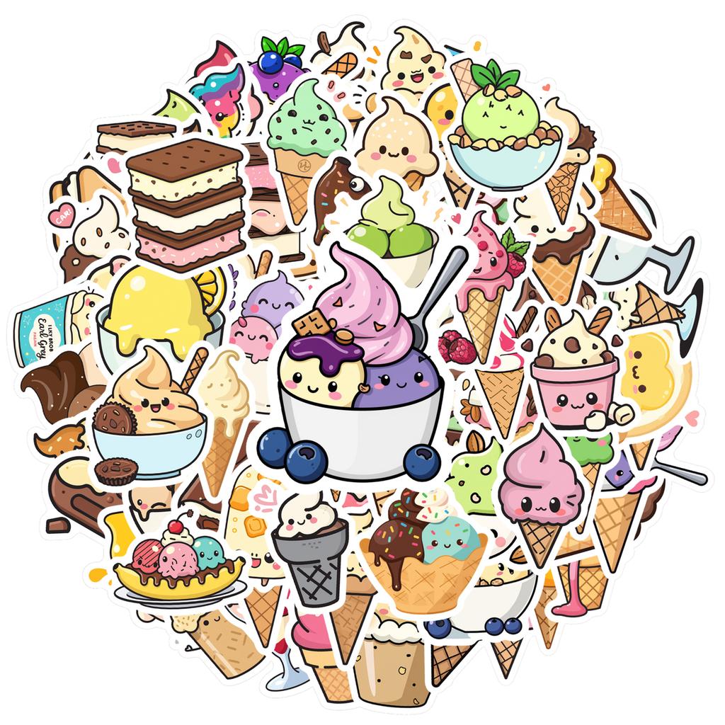 35-100pcs Cute Cartoon Stickers For Diy Laptop Bicycle Guitar Skateboard Graffiti Sticker Teacher Reward Stationery Sticker