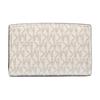 MICHAEL KORS wallet Bryant signature logo bi-fold design Artificial leather and polyester (polyester fiber) and PU Medium Women's Vanilla White