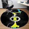 1PC Ben10 Office Round Rug, Non-slip, Soft and Durable Office Rug for Interior Decoration, Perfect for Office yy250915110