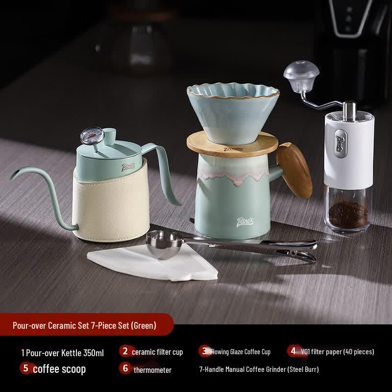 Ceramic Pour Over Coffee Maker Set