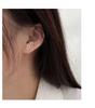 Sterling Silver S925 Unique Letter Stud Earrings for Women - Niche Fashion, Temperament, and Personality Design.