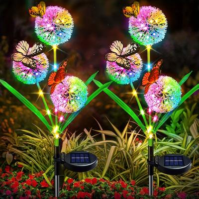 1pc Solar Butterfly Garden Lights, Outdoor Solar Lights,