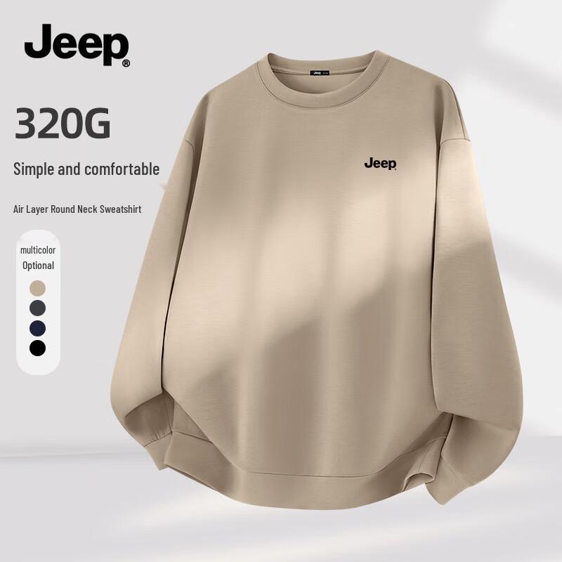 

JEEP Men s Heavyweight Crewneck Pullover XL